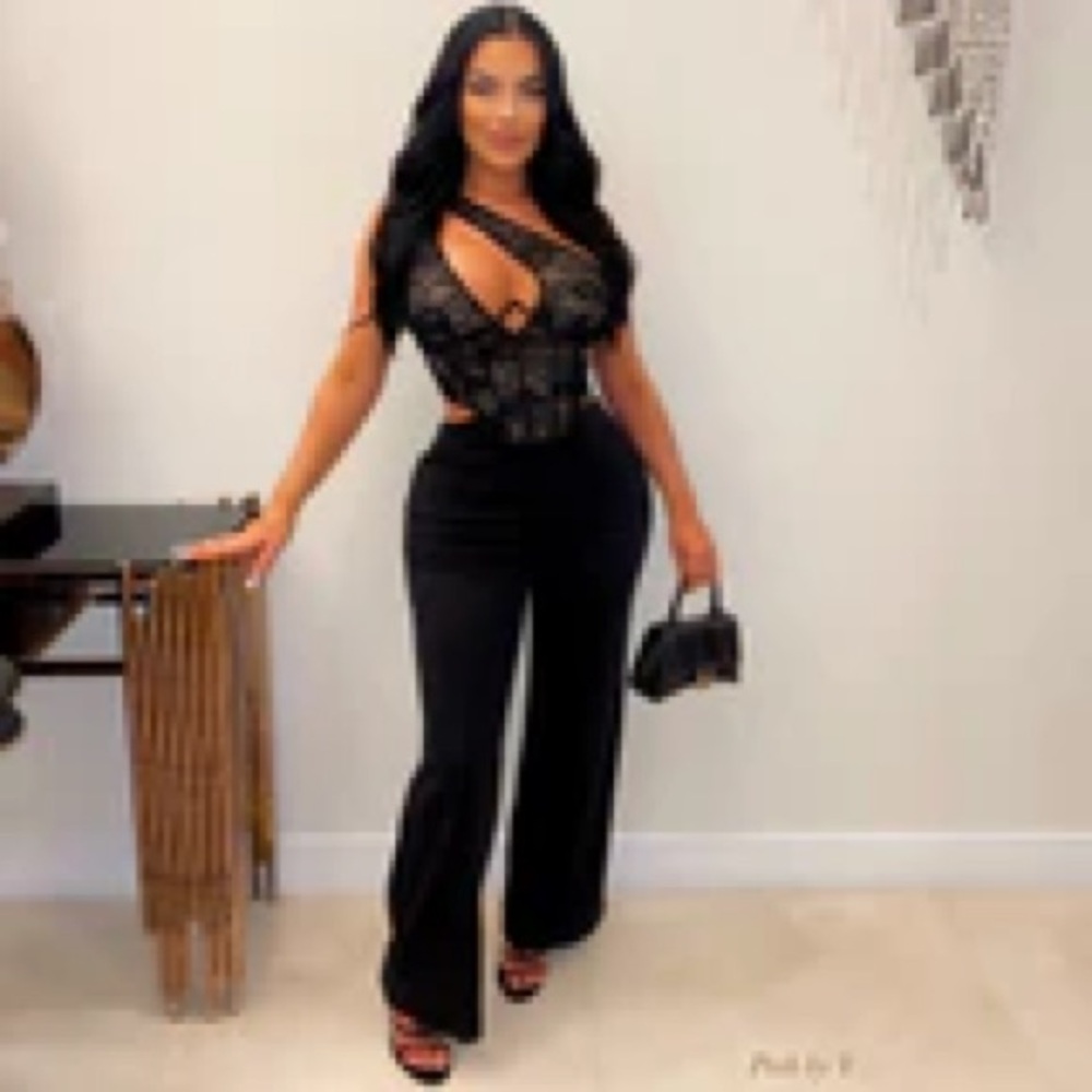 Posh By V - Malena Corset Jumpsuit